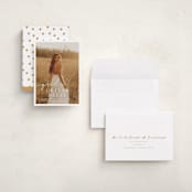 "Graduate Script" - Graduation Announcements in Snow by Sarah Curry - Assembled