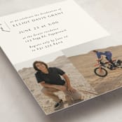 "Grad Trio" - Graduation Insert Cards in Snow by Nicoletta Savod - Detail