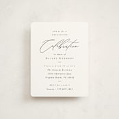 "Timeless Classic" - Graduation Insert Cards in Noir by Brandy Folse - Front