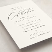 "Timeless Classic" - Graduation Insert Cards in Noir by Brandy Folse - Detail