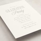 "Literary" - Graduation Insert Cards in Sea Salt by Everett Paper Goods - Detail