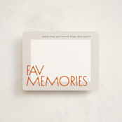 "Bound" - Graduation Insert Cards in Tangerine by Heather Schertzer - Front