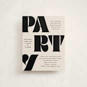 "Vintage Bold" - Graduation Insert Cards in Cream by Baumbirdy - Front