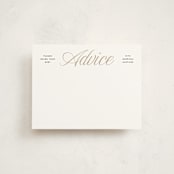"Legato" - Graduation Insert Cards in Crisp Linen by Erin L. Wilson - Front