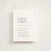 "Cornered" - Graduation Insert Cards in Silk by Kelly Schmidt - Front