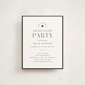 "pastiche" - Graduation Insert Cards in Raven by Olivia Raufman - Front