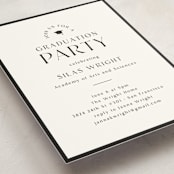 "pastiche" - Graduation Insert Cards in Raven by Olivia Raufman - Detail