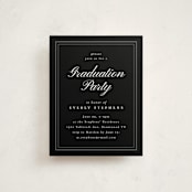 "Exemplar" - Graduation Insert Cards in Ink by Melanie Kosuge - Front
