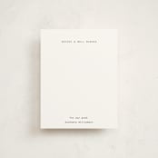 "Typewritten" - Graduation Insert Cards in Ink by Blustery August - Front