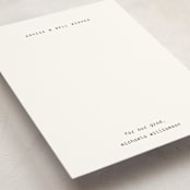 "Typewritten" - Graduation Insert Cards in Ink by Blustery August - Detail