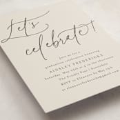 "Simply Side Scripted" - Graduation Insert Cards in Latte by Jackie Crawford - Detail