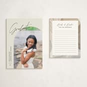 "Arc Over" - Graduation Insert Cards in Vanilla by Pixel and Hank - With Invitation