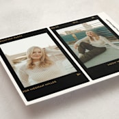 "Film Star" - Graduation Insert Cards in Noir by Jenna Holcomb - Detail