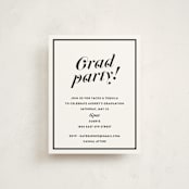 "Class Dismissed" - Graduation Insert Cards in Ink by Megan Davis - Front