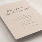 "r e f l e c t i o n" - Graduation Insert Cards in Charcoal by Sara Hicks Malone - Detail