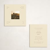 "leila" - Graduation Insert Cards in Cream by Ellen Schlegelmilch - With Invitation