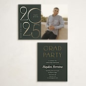 "Big 2025" - Graduation Insert Cards in Ink by Ana de Sousa - With Invitation