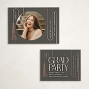 "Tale of Tassel" - Graduation Insert Cards in Luxury by letterfix - With Invitation