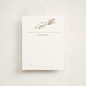 "Grad Border" - Graduation Insert Cards in Pearl by Teju Reval - Front