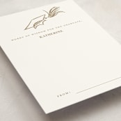 "Grad Border" - Graduation Insert Cards in Pearl by Teju Reval - Detail