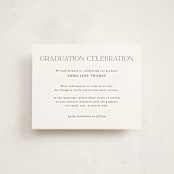 "Graduate Grid" - Graduation Insert Cards in Classic by Lehan Veenker - Front