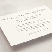 "Graduate Grid" - Graduation Insert Cards in Classic by Lehan Veenker - Detail