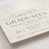 "Our Grads" - Graduation Insert Cards in Clay by Olivia Raufman - Detail