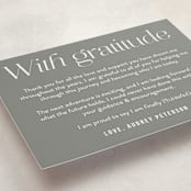 "Ph.inisheD." - Graduation Insert Cards in Cloud by Heather Schertzer - Detail