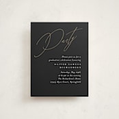 "Brilliance" - Graduation Insert Cards in Licorice by Jessica Williams - Front