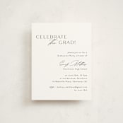 "Aspire" - Graduation Insert Cards in Cotton by Melanie Kosuge - Front