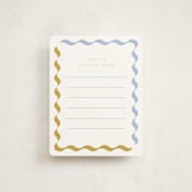 "wavy frame" - Graduation Insert Cards in Aqua by Baumbirdy - Front