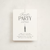 "Stacked tassel" - Graduation Insert Cards in Ink by Jessica Corliss - Front