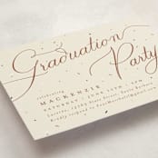 "tassel swash" - Graduation Insert Cards in Mocha Latte by Kamala Nahas - Detail