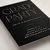 "High Point" - Graduation Insert Cards in Snow by Erica Krystek - Detail