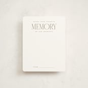 "Modern Serif" - Graduation Insert Cards in Snow by Ellen Schlegelmilch - Front