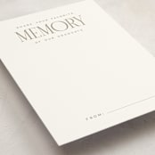 "Modern Serif" - Graduation Insert Cards in Snow by Ellen Schlegelmilch - Detail