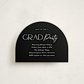 "Timeline" - Graduation Insert Cards in Ink by Carolyn MacLaren - Front