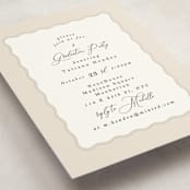 "gilded wave frame" - Graduation Insert Cards in Vanilla by Phrosné Barwood - Detail
