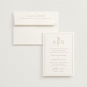 "kouignette" - Wedding Invitations in Chiffon by chocomocacino - Invitation with Envelope