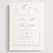 "Reflection" - Wedding Invitations in Porcelain by Leah Bisch - Front