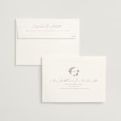 "Reflection" - Wedding Invitations in Porcelain by Leah Bisch - FREE Recipient Addressing