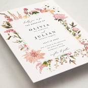 "Lush" - Wedding Invitations in Blush by Susan Moyal - Detail