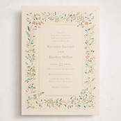 "Esther's garden" - Wedding Invitations in Ivory by Jennifer Wick - Front
