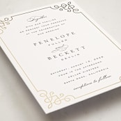 "Intertwined" - Wedding Invitations in Pearl by Janean Hinger - Detail