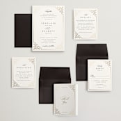 "Intertwined" - Wedding Invitations in Pearl by Janean Hinger - Invitation Suite