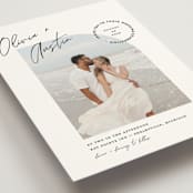 "Merge" - Wedding Invitations in Cloud by Pixel and Hank - Detail