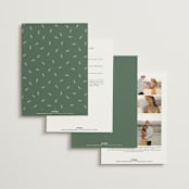 "Enchanted" - Wedding Invitations in Garden by Alston Foster - Back of Card Options