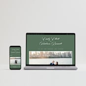 "Enchanted" - Wedding Invitations in Garden by Alston Foster - FREE Wedding Website
