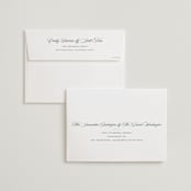 "Enchanted" - Wedding Invitations in Garden by Alston Foster - FREE Recipient Addressing