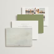 "Countryside" - Wedding Invitations in Emerald by Petra Kern - Back of Card Options